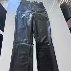 Abercrombie Curve Love Vegan leather pants